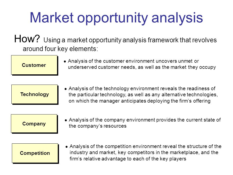 What Is Market Opportunity Analysis?